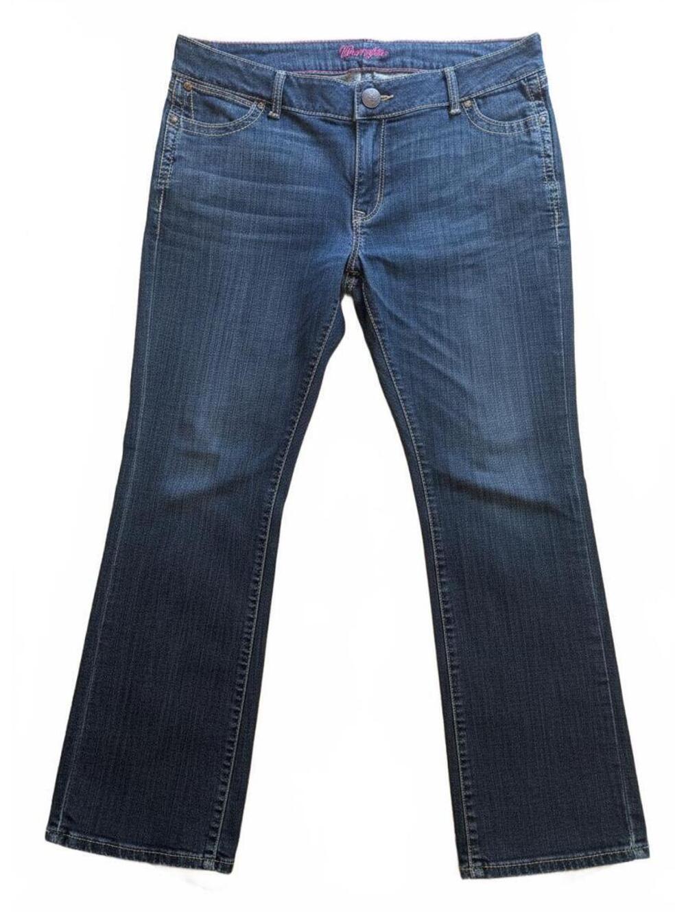 Wrangler Women's Blue Denim Jeans Size 19/20 x 34